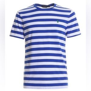 Polo by Ralph Lauren Blue and White Striped Shirt